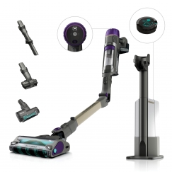 Shark IP3251EUT stick vacuum/electric broom 2-in-1 stick vacuum Battery Dry Cyclonic Bagless 0.7 L 380 W Gold, Grey, Purple