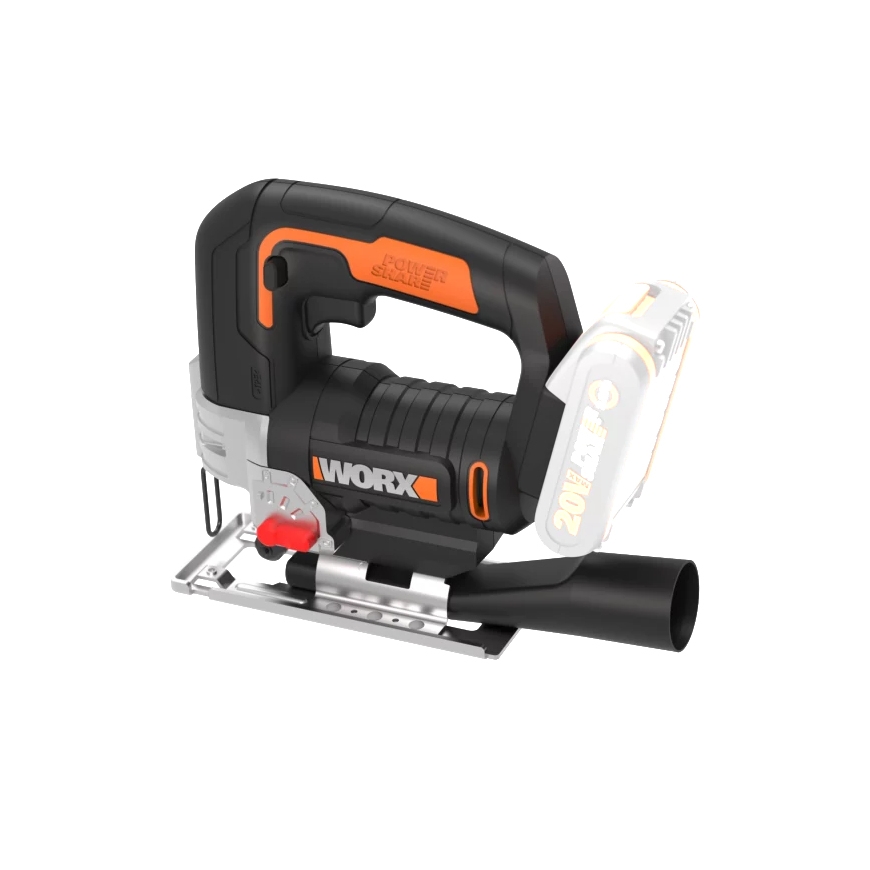 WORX WX543 elektrinis siaurapjūklis 2600 spm 1,7 kg – 2
