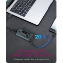 ICY BOX IB-HUB1454-C31 USB 3.2 Gen 1 (3.1 Gen 1) Type-C 10000 Mbit/s Sinine, Hall ICY BOX IB-HUB1454-C31 USB 3.2 Gen 1 (3.1 Gen 1) Type-C 10000 Mbit/s Sinine, Hall