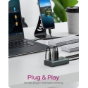 ICY BOX IB-HUB1454-C31 USB 3.2 Gen 1 (3.1 Gen 1) Type-C 10000 Mbit/s Sinine, Hall ICY BOX IB-HUB1454-C31 USB 3.2 Gen 1 (3.1 Gen 1) Type-C 10000 Mbit/s Sinine, Hall