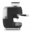 Smeg 50's Style Espresso Coffee Machine EGF03BLEU Black