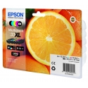 Epson Oranges C13T33574011 tindikassett 1 tk Originaal High (XL) Yield Must, Fotomust, Tsüaan, Magen Epson Oranges C13T33574011 tindikassett 1 tk Originaal High (XL) Yield Must, Fotomust, Tsüaan, Magen