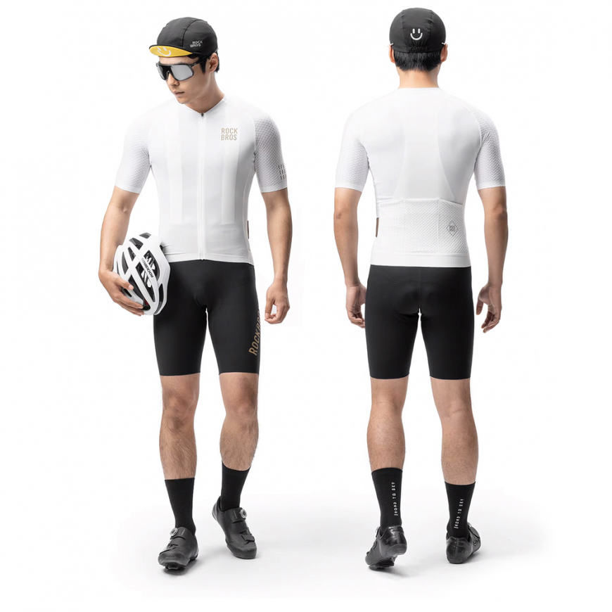 Rockbros YDDX011 Diamond Short Sleeve Cycling Jersey Size XL - W – 2