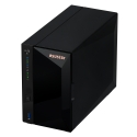 Asustor DRIVESTOR 2 Pro Gen2 AS3302T v2 NAS Realtek RTD1619B 2 GB DDR4 ADM Musta