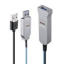 Lindy 43345 USB-kaapeli USB 3.2 Gen 1 (3.1 Gen 1) 30 m USB A 2 x USB A Sininen, Hopea Lindy 43345 USB-kaapeli USB 3.2 Gen 1 (3.1 Gen 1) 30 m USB A 2 x USB A Sininen, Hopea