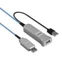 Lindy 43345 USB kabelis USB 3.2 Gen 1 (3.1 Gen 1) 30 m USB A 2 x USB A Mėlyna, Sidabras Lindy 43345 USB kabelis USB 3.2 Gen 1 (3.1 Gen 1) 30 m USB A 2 x USB A Mėlyna, Sidabras