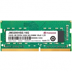 Transcend JetRam JM3200HSE-16G muistimoduuli 16 GB 1 x 16 GB DDR4 260-pin SO-DIMM