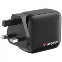 Verbatim GaN Charger 100W Universaali Musta AC Pikalataus Sisätila Verbatim GaN Charger 100W Universaali Musta AC Pikalataus Sisätila