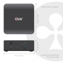 CLUB3D CSV-2562 док-станция для ноутбука Проводная Thunderbolt 5 Черный CLUB3D CSV-2562 док-станция для ноутбука Проводная Thunderbolt 5 Черный