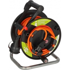 Brennenstuhl 1148500 virtajohto Musta, Oranssi 23 m