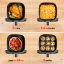 Tefal Easy Fry Mega EY855D10 gruzdintuvė Vienas 7,5 L Autonominės 2020 W Karšto oro gruzdintuvė Juod