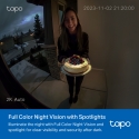 TP-Link Tapo D210 videopuhelinjärjestelmä 3 MP Musta, Valkoinen