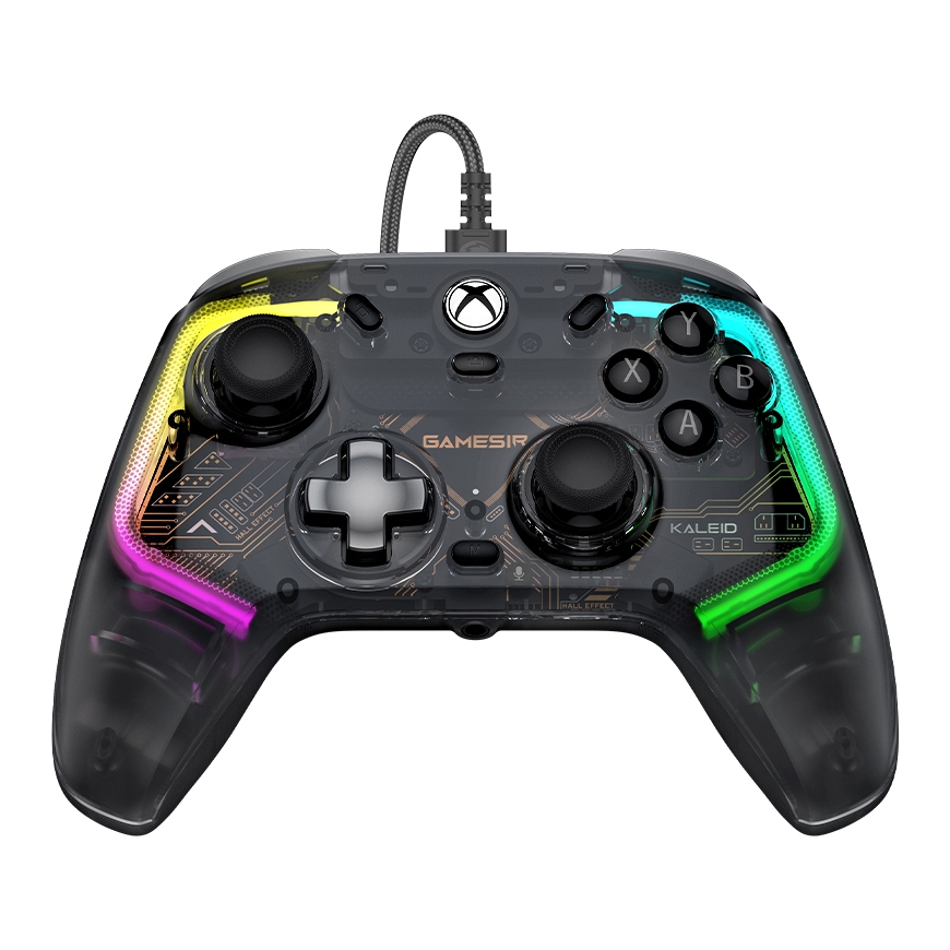 GameSir Kaleid Melns, Caurspīdīgs USB Spēļu