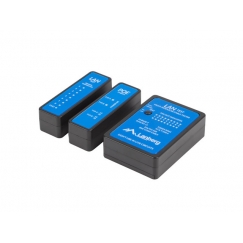 Lanberg NT-0404 võrgukaabli tester PoE tester Must, Sinine