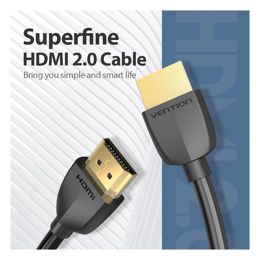 Vention AAIBH HDMI кабель 2 m HDMI Тип A (Стандарт) Черный – 2