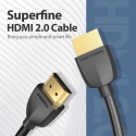 Vention AAIBH HDMI-kaabel 2 m HDMI tüüp A (Standard) Must Vention AAIBH HDMI-kaabel 2 m HDMI tüüp A (Standard) Must