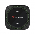 Verbatim Charge 'n' Drive Qi2 RGB Nutitelefon Must USB Traadita laadimine Kiirlaadimine Automaatne