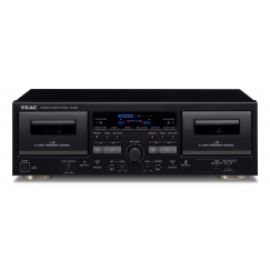 TEAC W-1200 Kassetimängija 2 dekk(id) Must