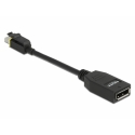 DeLOCK 65978 видео кабель адаптер 0,15 m Mini DisplayPort DisplayPort Черный DeLOCK 65978 видео кабель адаптер 0,15 m Mini DisplayPort DisplayPort Черный
