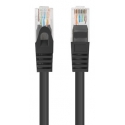 Lanberg PCU6-20CC-0025-BK tīkla kabelis Melns 0,25 m Cat6 U/UTP (UTP)