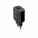 Swissten Edge GaN Зарядное устройство USB-C PD 20W + USB-A 18W QC