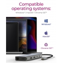 ICY BOX IB-DK4061-CPD Langallinen USB 3.2 Gen 1 (3.1 Gen 1) Type-C Harmaa ICY BOX IB-DK4061-CPD Langallinen USB 3.2 Gen 1 (3.1 Gen 1) Type-C Harmaa