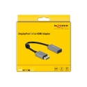 DeLOCK 66436 videokaabliadapter 0,2 m DisplayPort HDMI tüüp A (Standard) Must, Hall DeLOCK 66436 videokaabliadapter 0,2 m DisplayPort HDMI tüüp A (Standard) Must, Hall