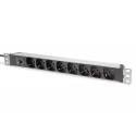 Digitus DN-95410-IT toitejaotuskomponent (PDU) 8 vahelduvvoolu kontakt 1U Digitus DN-95410-IT toitejaotuskomponent (PDU) 8 vahelduvvoolu kontakt 1U