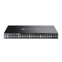 TP-Link Omada SG6654X tīkla pārslēgs Vadīts L3 Gigabit Ethernet (10/100/1000) 1U Melns
