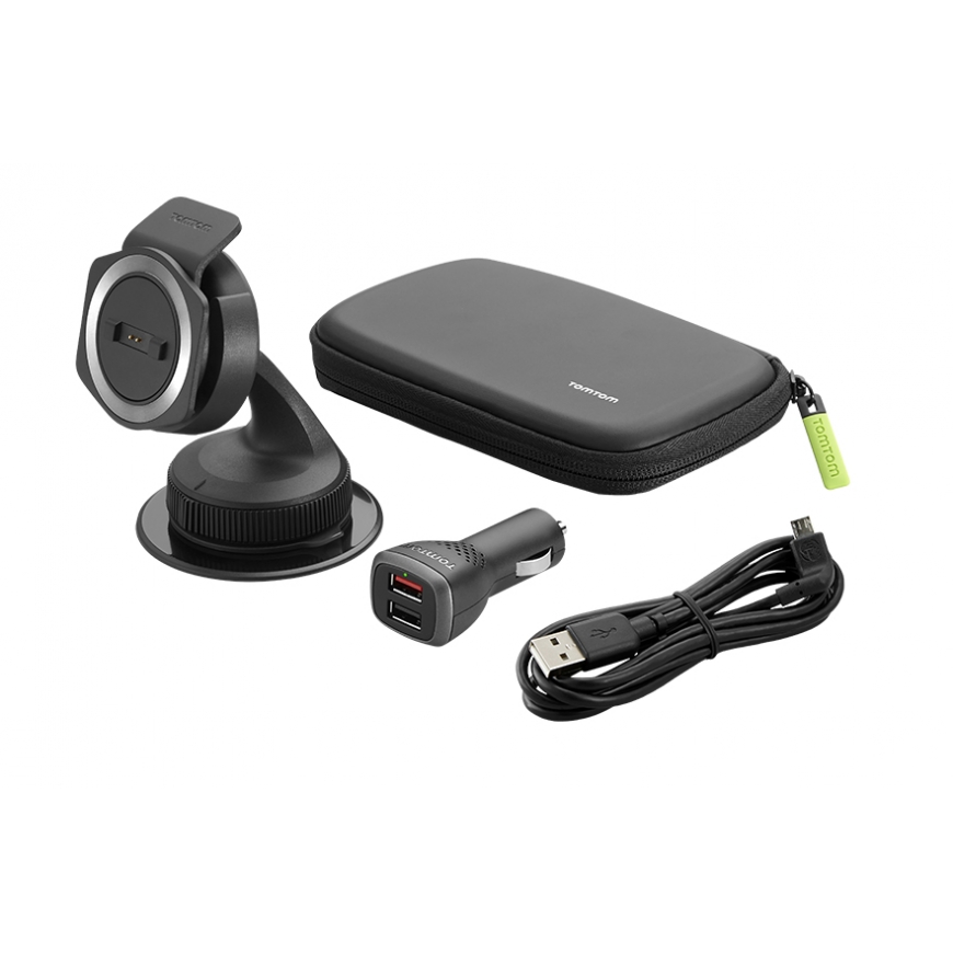 TomTom Car Mounting Kit & Protective Carry Case Bundle – 3