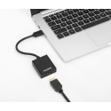 Manhattan 153690 knyginių kompiuterių dokas / jungčių replikatorius Vielinis USB 3.2 Gen 1 (3.1 Gen 