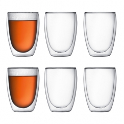 Bodum Pavina Set puodelis Permatomas 6 vnt