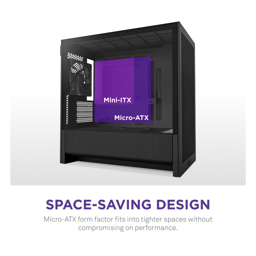 NZXT H9 H3 Flow Midi Tower Musta – 3