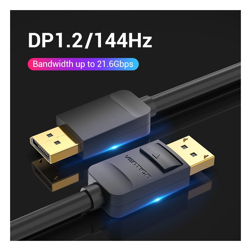 Vention HACBJ DisplayPort кабель 5 m Черный – 4
