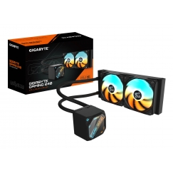 GIGABYTE GAMING 240 Procesorius Universalusis skystinis aušintuvas 12 cm Juoda