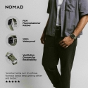 Nomad Rocky Point Band Ремешок Естественная Кожа, Титановый Nomad Rocky Point Band Ремешок Естественная Кожа, Титановый