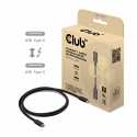 CLUB3D CAC-2501 Thunderbolt-kaapeli 1 m 120 Gbit/s Musta CLUB3D CAC-2501 Thunderbolt-kaapeli 1 m 120 Gbit/s Musta