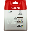 Canon PG-545/CL-546 струйный картридж 2 шт Подлинный Стандартная Черный, Голубой, Пурпурный, Желтый