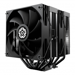 Enermax ETS-TD60D Datora dzesēšanas sistēma Procesors Gaisa dzesētājs 12 cm Melns