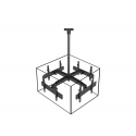 Equip 32"-65" Ceiling Mount Quad Screen TV Bracket