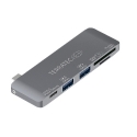 Terratec 283005 dokstacija USB 3.2 Gen 1 (3.1 Gen 1) Type-C Pelēks