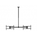 Equip 650376 televizoriaus laikiklis 152,4 cm (60") Juoda