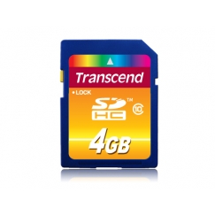 Transcend TS4GSDHC10 atminties kortelė 4 GB SDHC NAND Klasės 10
