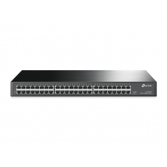 TP-Link TL-SG1048 verkkokytkin Hallitsematon Gigabit Ethernet (10/100/1000) 1U Musta