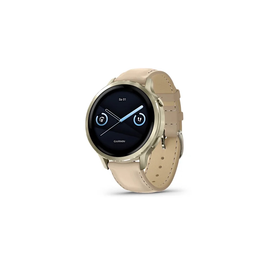 Garmin Venu 4 3,05 cm (1.2") AMOLED 41 mm Digitaalne 390 x 390 pikslit Puutetundlik ekraan Kuld WiFi
