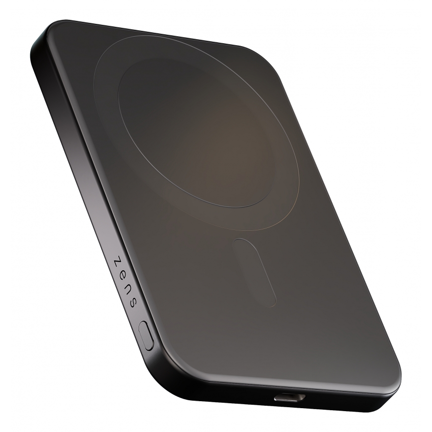 ZENS Pro 1 Slim 5000 mAh Bezvadu lādēšana Melns