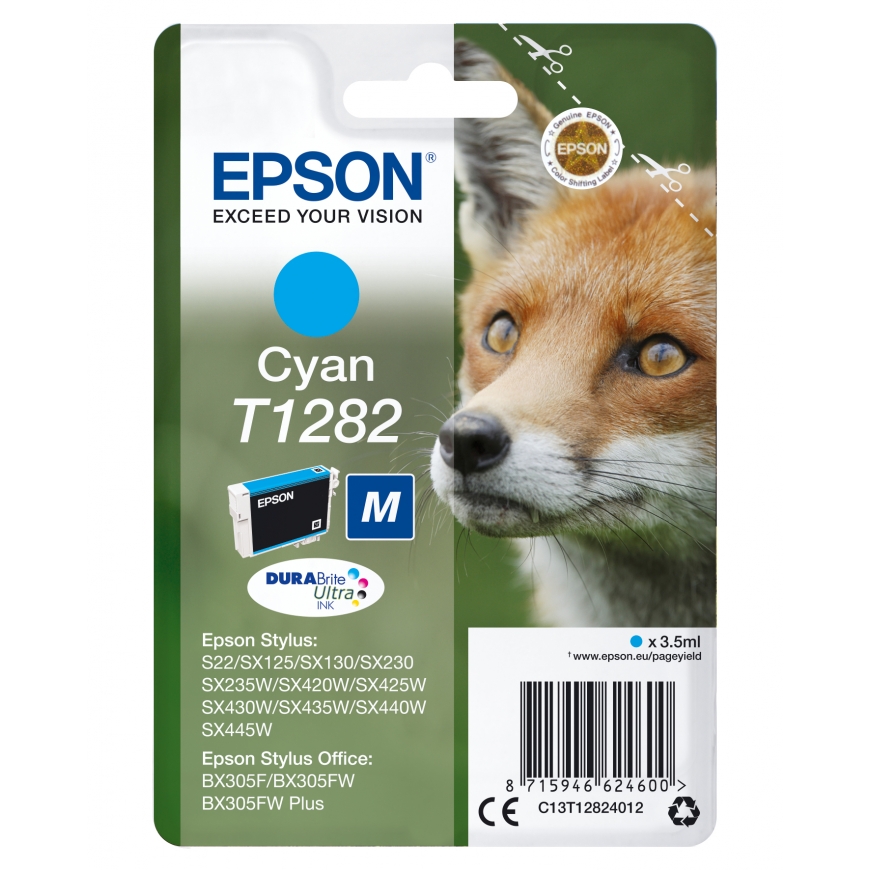 Epson Fox T1282 tintes kārtridžs 1
