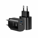 Swissten Edge GaN Travel Charger GaN USB-C PD 45W + USB-A 18W QC