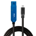 Lindy 43381 USB-kaabel USB 3.2 Gen 1 (3.1 Gen 1) 8 m USB C USB A Must, Sinine Lindy 43381 USB-kaabel USB 3.2 Gen 1 (3.1 Gen 1) 8 m USB C USB A Must, Sinine