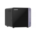 QNAP TS-432X-4G NAS ir duomenų saugojimo serveris Tower Alpine Alpine AL-524 4 GB DDR4 QNAP QTS Juod